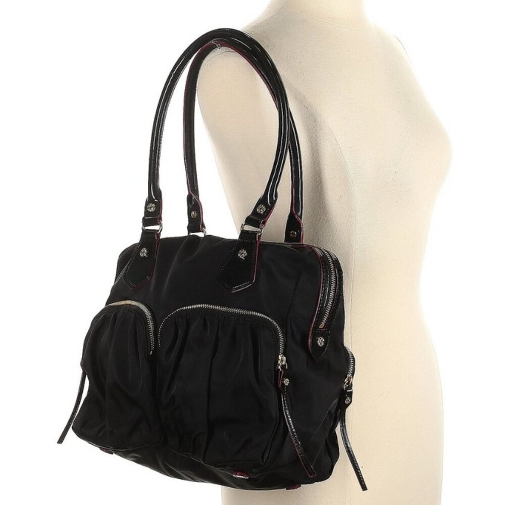 MZ Wallace bag in black with classic red lining